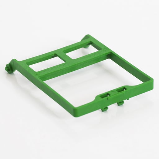 PractiPal Mini Clamp, Green - 1/Pk. Secures instruments for optimal cleaning