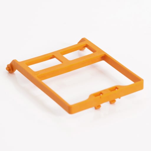 PractiPal Mini Clamp, Orange - 1/Pk. Secures instruments for optimal cleaning