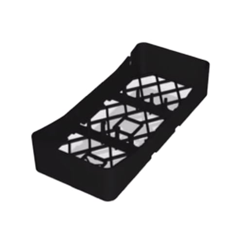 PractiPal Mini Tray, Black (80x188x37 mm) - 1/Pk. Holds up to 5 instruments