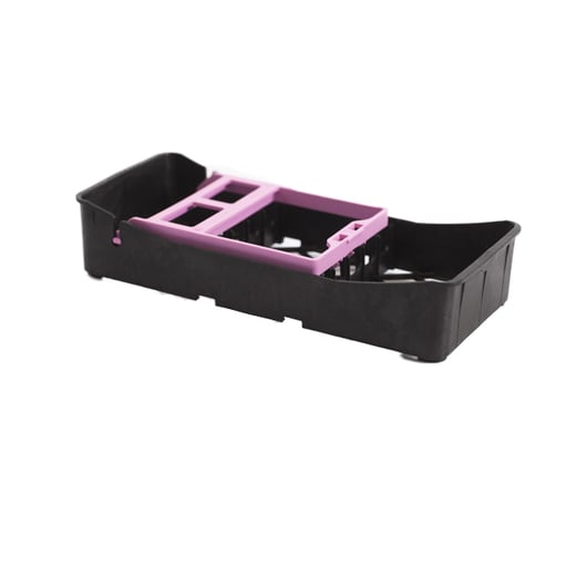 PractiPal Mini Tray with Pink Clamp - 1/Pk. in a smaller size (80x188x37 mm)