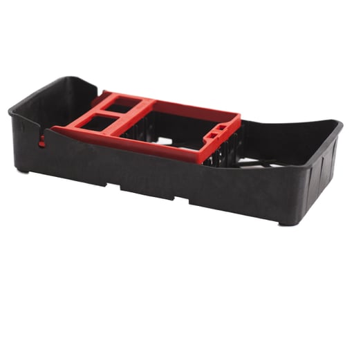 PractiPal Mini Tray with Red Clamp - 1/Pk. in a smaller size (80x188x37 mm)