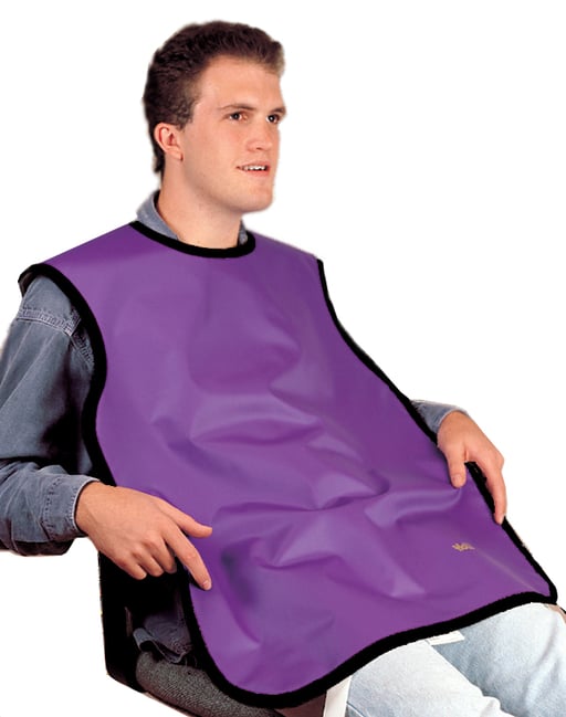 Flow X-Ray Adult (24" x 26") Apron, Lead-Free, Front Bib Style, Without Collar