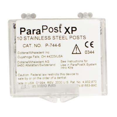 ParaPost XP P744-6 black .060" (1.5mm) stainless steel post, 10 post refill