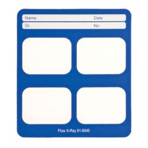 Perfect Pocket Film Mounts Vinyl/Blue 2-Rows, 4 Window Horizontal, Size 2, box