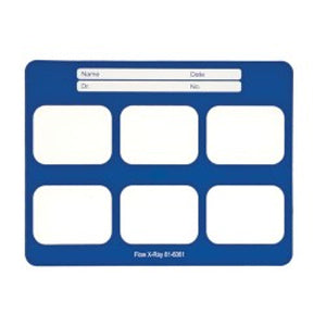 Perfect Pocket Film Mounts Vinyl/Blue 2-Rows, 6 Window Horizontal, Size 2, box