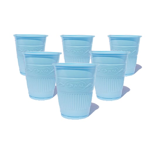Dukal Disposable Plastic Cups 5 oz. Blue Embossed, 1000/Case. Universal fit