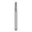 Solo #1118.7 coarse grit, round end taper diamond bur, single use. Package of 25 burs