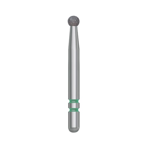 Two Striper FG #120 Fine Diamond Bur, Round. Pack of 5
