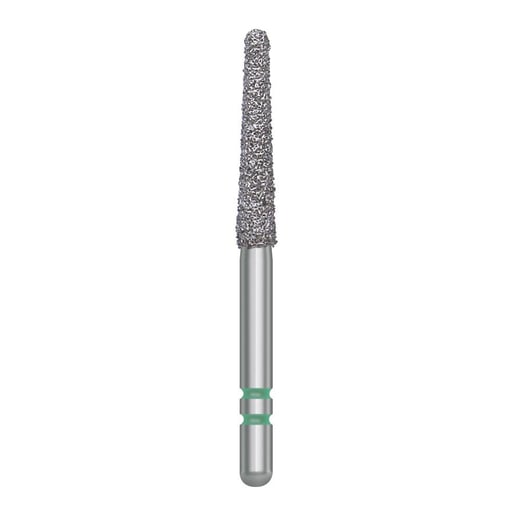 Two Striper FG 770.10 Coarse Diamond Bur Round-End Taper. Pack of 5