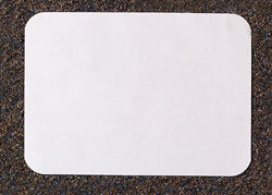 Tidi 11" x 17-1/4" Weber "C" - White Heavyweight Paper Tray Cover, Box of 1000