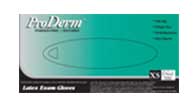 ProDerm Latex exam glove: X-Large, Non-Sterile, Powder-Free, Textured