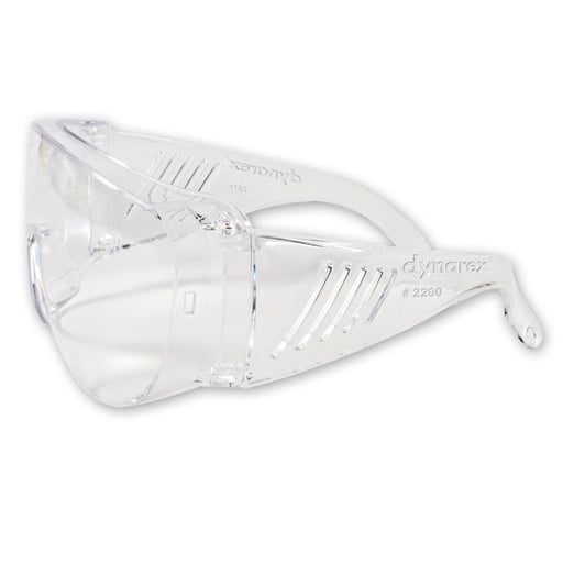 Dynarex Clear Protective Eyewear, 50/Case. Googles provide protection