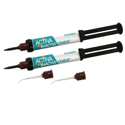 ACTIVA BioACTIVE CEMENT Value Pack: 2 x 5mL/7gm syringe Translucent shade, 40