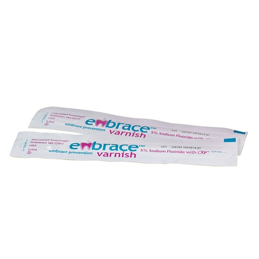 Embrace Varnish, 5% Sodium Fluoride with CXP - 200 x 0.4 mL Unit Doses. CXP