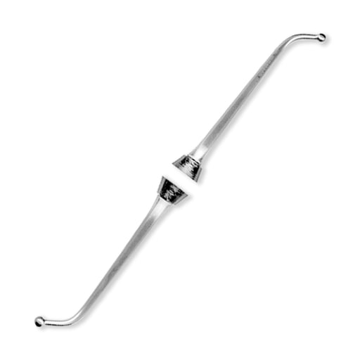 Quala #26/27S Ball double end burnisher with standard 1/4" round handle