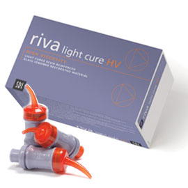 Riva LC HV B1 Caps 50/Bx. Light Cured, High Viscosity Resin Reinforced Glass