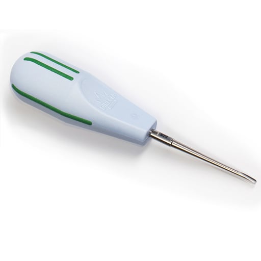 Luxator Short Periotome, 2mm (S2S), Straight Blade, 1/Pk, Dark Green color