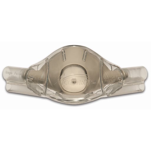ClearView Single-Use Nasal Hoods - Adult, Unscented Grey 12/Box. Individually