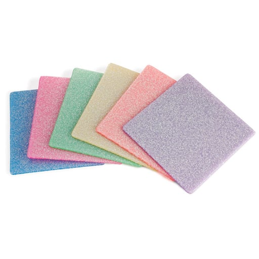 ProForm Glitter Guard Mouthguard Laminate - Pink, 6/Pk. 5" x 5" .157" (4mm)