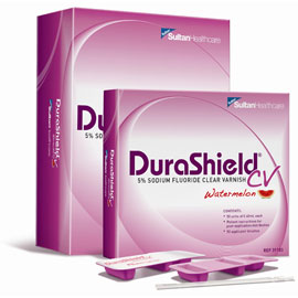 DuraShield CV Clear Varnish Watermelon 200/Bx. 5% Sodium Fluoride Varnish. Next