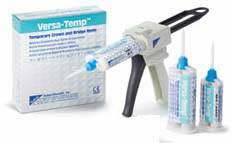 Versa-Temp Crown and Bridge Material, Bulk Kit Shade A2: 3 - 50 ml Cartridges