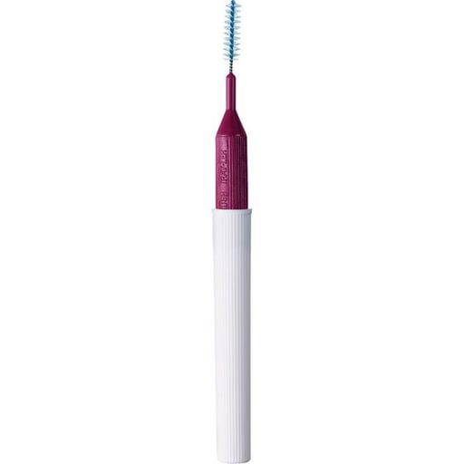 Proxabrush Trav-Ler, Cylindrical pocket-sized interdental brush, bendable