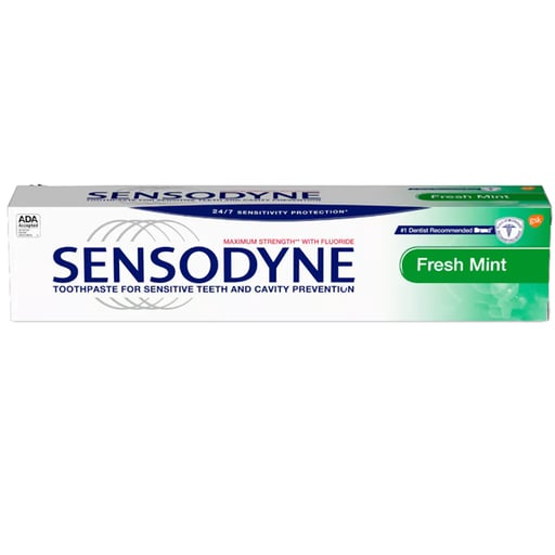 Sensodyne Toothpaste, Fresh Mint, 36 - 0.8 oz Tubes. Sensitivity relief