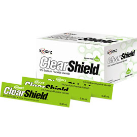Kolorz ClearShield Varnish - Cookie Dough 200/Pk. 5% Sodium Fluoride Varnish
