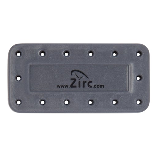 Zirc 14 Hole Gray, Magnetic Bur Block with Microban. Autoclavable/Chemiclavable