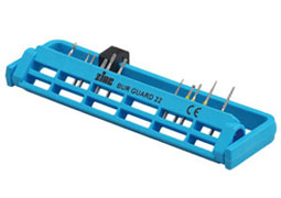 Steri-Bur Guard 22-Hole Bur Guard - Neon Blue, Fits LA, FG and HP Burs