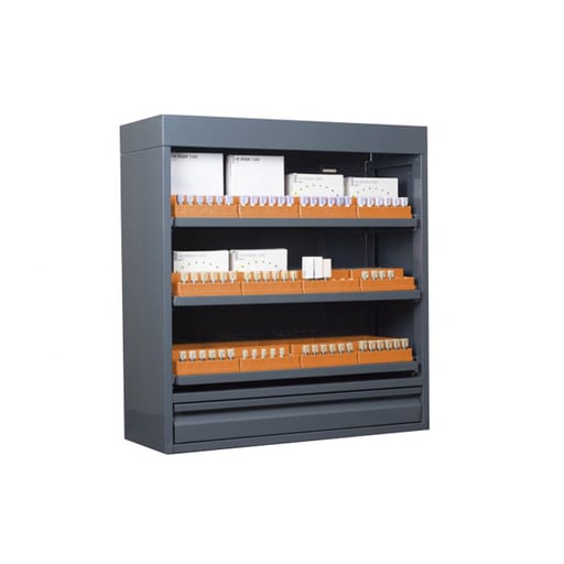 CAD/CAM Block Locker Large Neon Orange