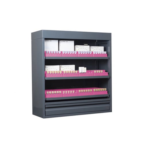 CAD/CAM Block Locker Large Neon Pink