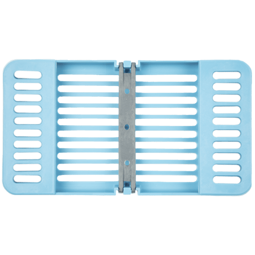 Compact Cassette Neon Blue 4" x 7" x 5/8", Multi-Instrument Sterilization