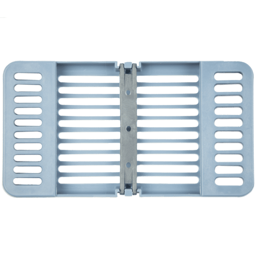 Compact Cassette Blue 4" x 7" x 5/8", Multi-Instrument Sterilization, Holds 8