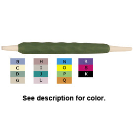 Zirc Teal Ergo Grip Cone Socket Mirror Handle, Single Handle. **This handle