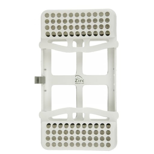 E-Z Jett Cassette Slim 8 Instrument Holder, White