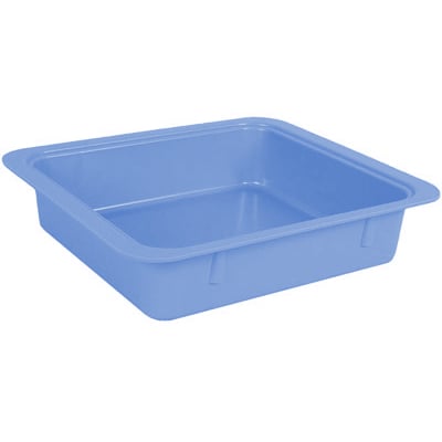 Zirc Procedure Tub - Blue, 12-1/4" x 10-7/8" x 2-3/4". Tub Only. Made
