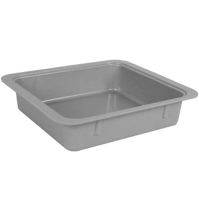 Zirc Procedure Tub - Gray, 12-1/4" x 10-7/8" x 2-3/4". Tub Only. Made