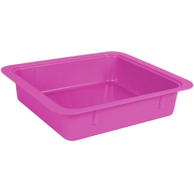 Zirc Procedure Tub - Neon Pink, 12-1/4" x 10-7/8" x 2-3/4". Tub Only. Made