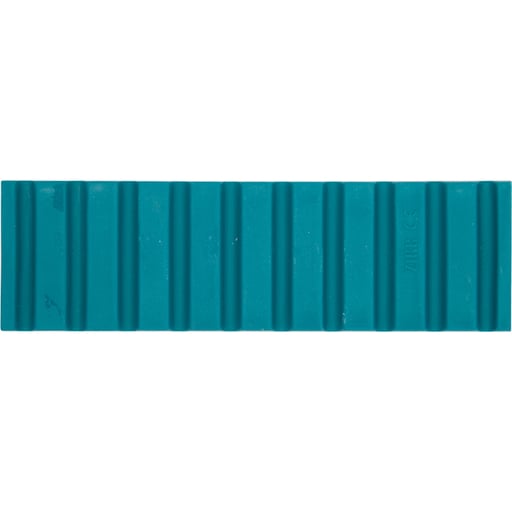 Zirc Teal Instrument Mat 6-3/4" x 2" x 3/8", Non-Slip Soft Material, Holds 10