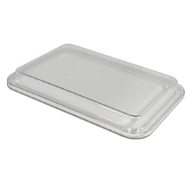 Zirc Non-Locking Tray Cover, Clear, Fits B-size Flat and Divided Trays, 14" x