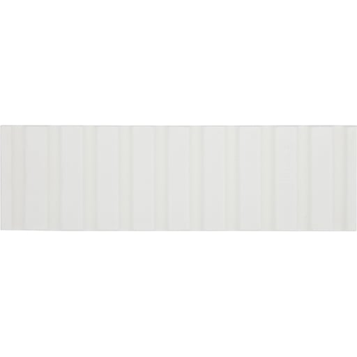 Zirc White Instrument Mat 6-3/4" x 2" x 3/8", Non-Slip Soft Material, Holds 10